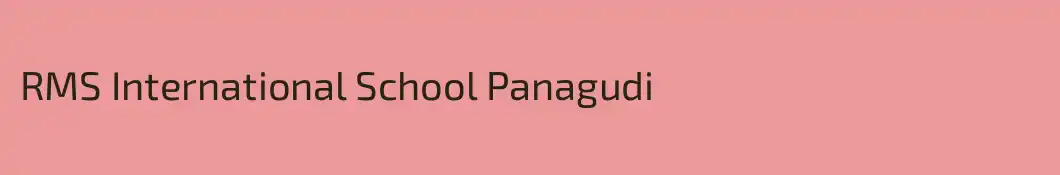 RMS International School Panagudi